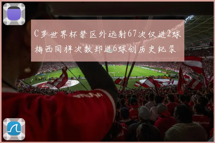 C罗世界杯禁区外远射67次仅进2球梅西同样次数却进6球创历史纪录